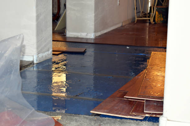 Professional Sewage Cleanup technician working in Fairmount, NY